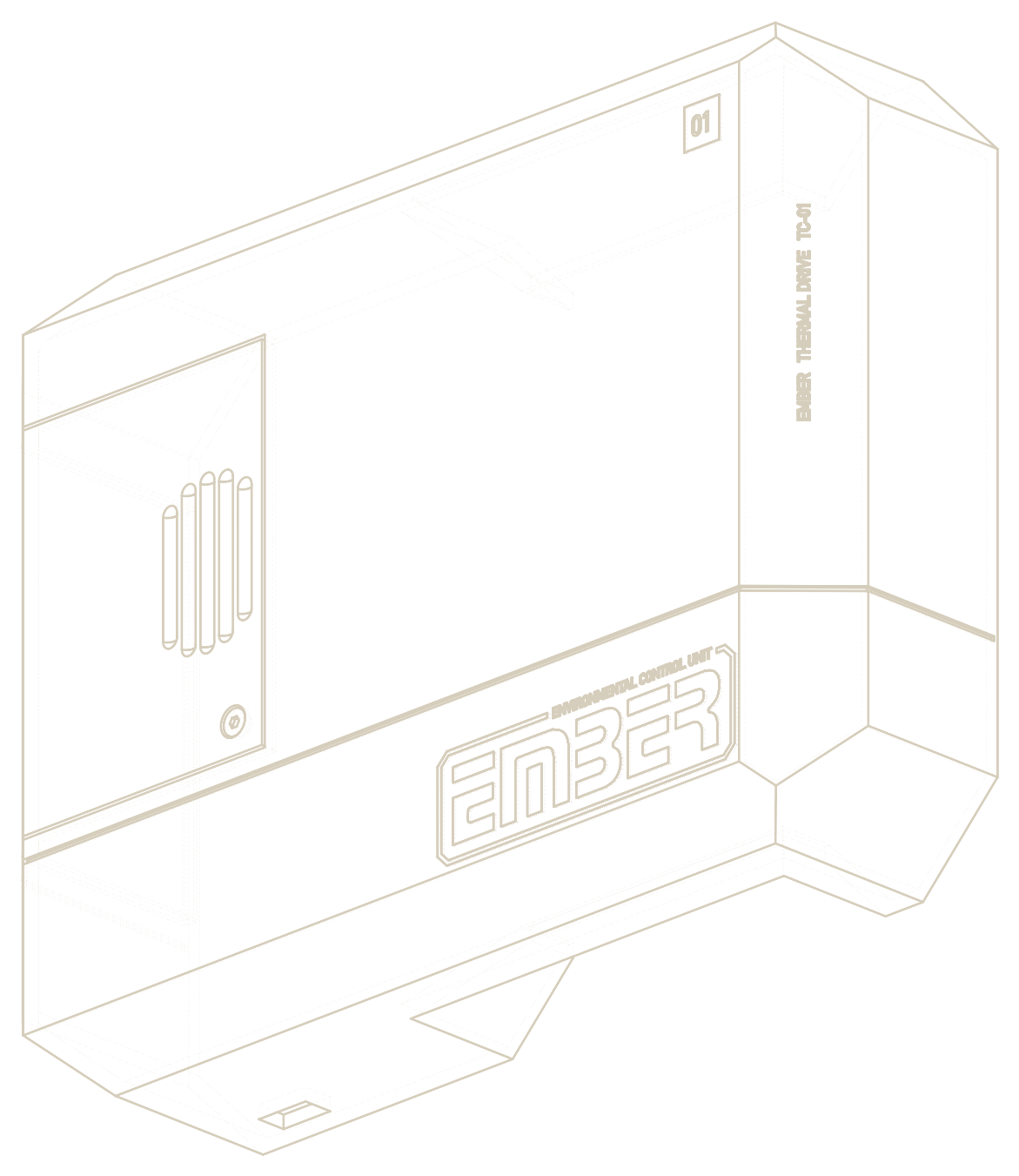 Line drawing of case v6.5.